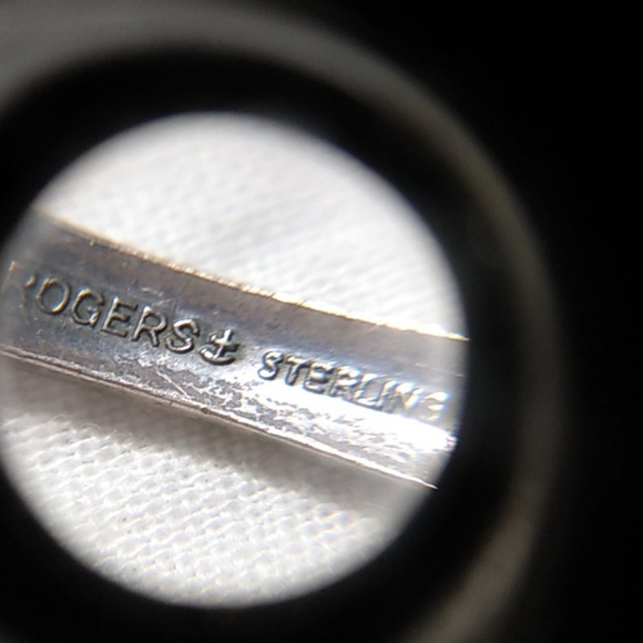 Rogers Sterling BRIDAL VEIL Baby Set Spoon & Fork - Picture 3 of 6